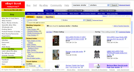 ebay scroll