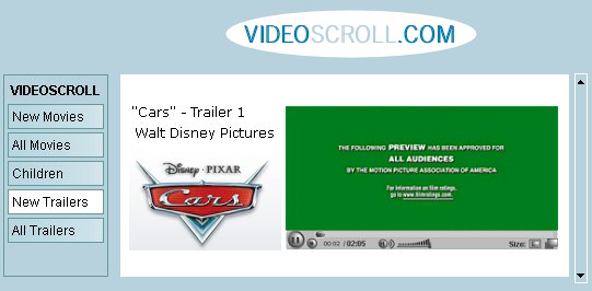 video scroll